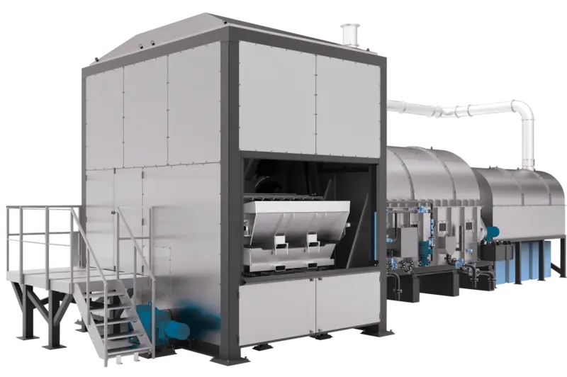 Rotary Dross Cooler — 12,000 kg/h