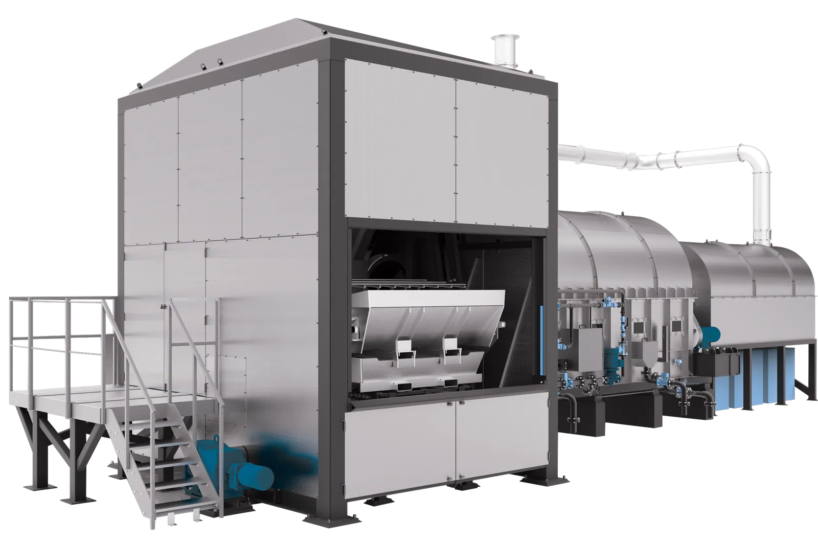 CETAG Rotary Dross Cooler — machine